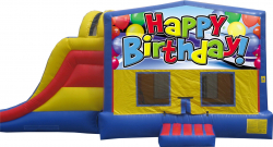 Happy Birthday Extreme Bouncer with Slide